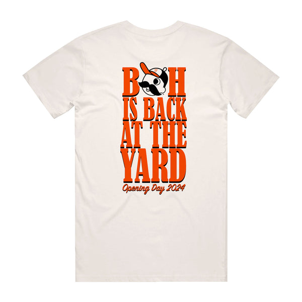 BOH IS BACK AT THE YARD TEE