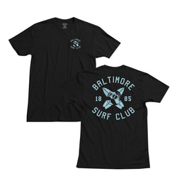 BALTIMORE SURF CLUB TEE - BLACK