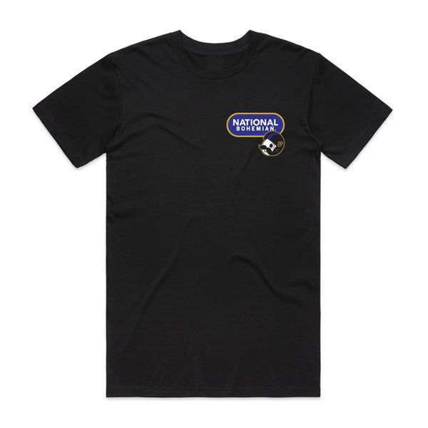 BOH AND THE BIRDS TEE - BLACK