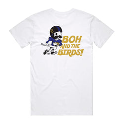 BOH AND THE BIRDS TEE - WHITE