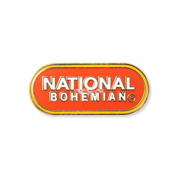 pin of national bohemian logo 